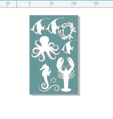 Seaside ,fish ,crab,seahorse,octopus 110 x 180 min buy 3